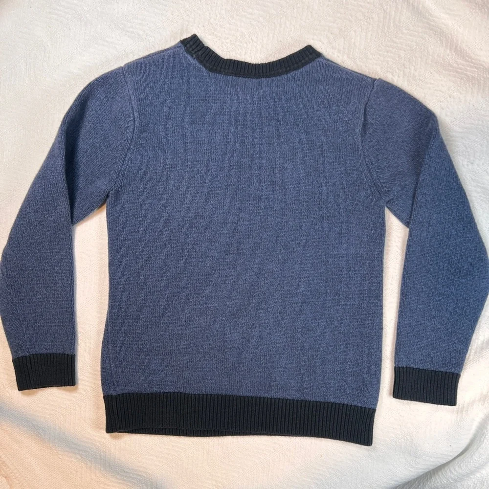 Old Navy Kids Bear Pullover Sweater Grizzly Graphic 100% Cotton Size M/8